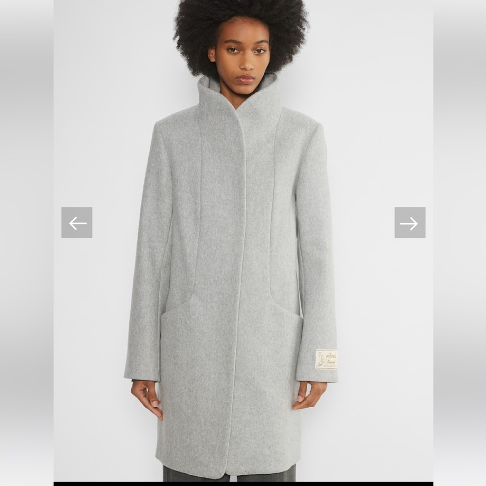 Women's Gray Wool Coat